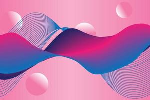 pink fluid Abstract background. Modern poster with gradient 3d flow shape. Innovation background design for landing page. Vector