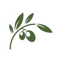 olive logo template vector