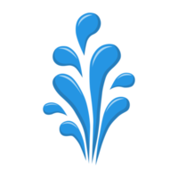 Wasserspritzer-Symbol oder Logo. png