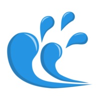 water splash icon or logo. png