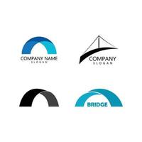 Bridge Logo Template vector