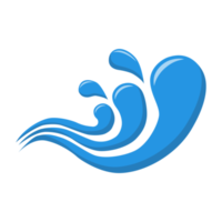 water splash icon or logo. png