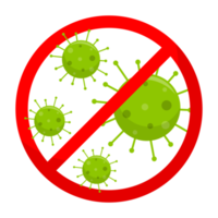 fermare corona virus, covid 19, batteri. png