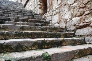 Agrasen Ki Baoli Step Well situated in the middle of Connaught placed New Delhi India, Old Ancient archaeology Construction photo