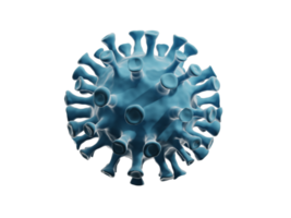 Dangerous virus under microscope, bacteria virus or germs microorganism cells. 3D rendering. png