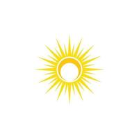 sun ilustration logo vector