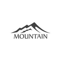 logotipo de icono de montaña vector