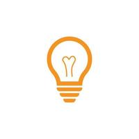 Bulb logo vector