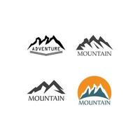 Mountain icon  Logo vector