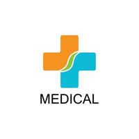 logo medico de salud vector