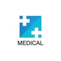 logo medico de salud vector