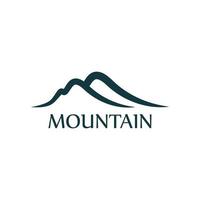 logotipo de icono de montaña vector