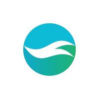 Water wave Logo vector