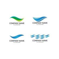 Water wave Logo vector