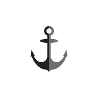 Anchor icon Logo vector