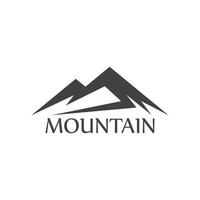 logotipo de icono de montaña vector