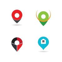 Location point Logo vector