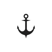 Anchor icon Logo vector