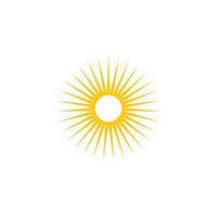 sun illustration logo vector
