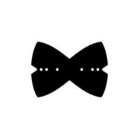 Bow tie icon. Simple style man fashion poster background symbol. Bow tie text frame. Bow tie logo design element. Bow tie t-shirt printing. Vector for sticker.