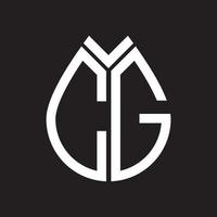 CG letter logo design.CG creative initial CG letter logo design . CG creative initials letter logo concept. vector