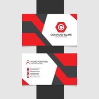 Stylish modern business card template vector