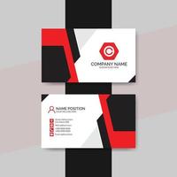 Stylish modern business card template vector