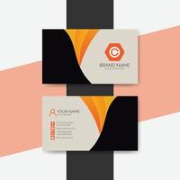 Luxury business card template vector