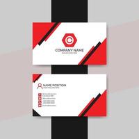 Stylish modern business card template vector