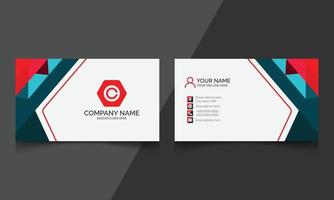 Modern business card template vector