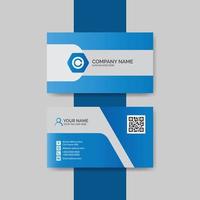 Modern stylish business card template vector