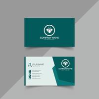 Modern business calling visiting card design template vector