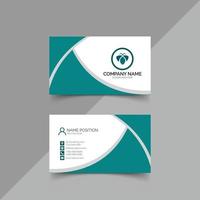 Stylish business card template vector