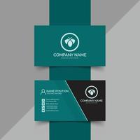 Stylish business card template vector