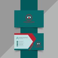 Stylish business card template vector