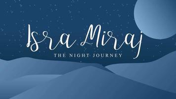 isra miraj – the night journey, kann für Eröffnungsvideos für muslimische Feiern verwendet werden und kann für Geschichten in sozialen Medien verwendet werden video