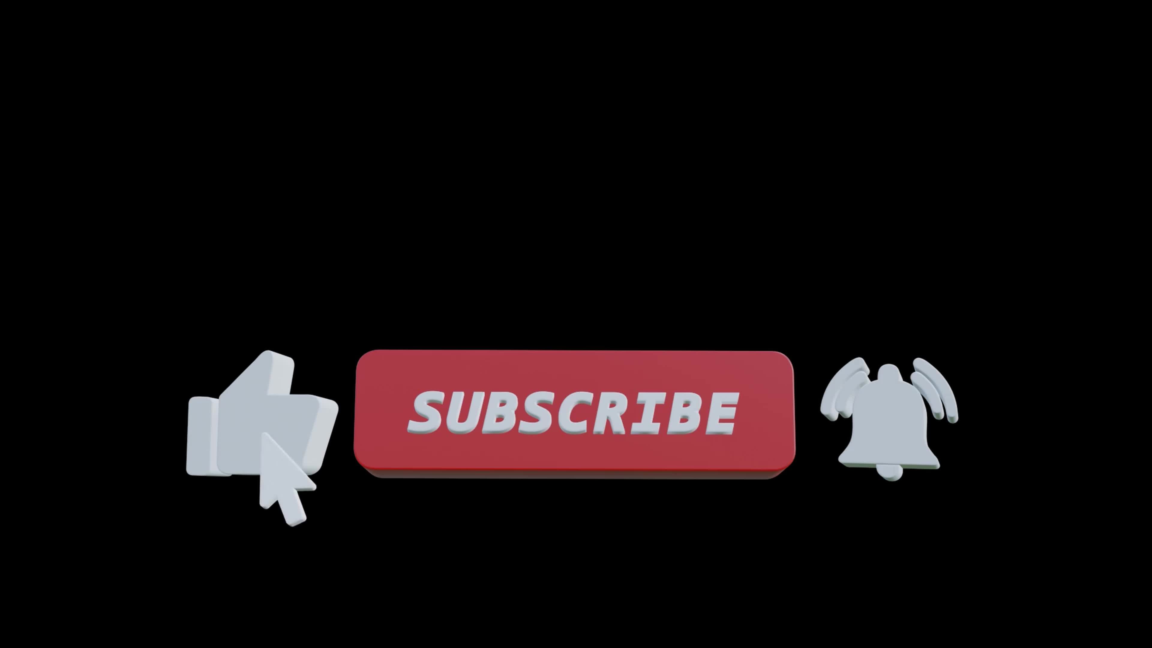 Youtube subscribe button with animated bell icon and like free download  18891015 Stock Video at Vecteezy