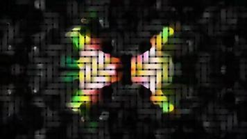 Geometric Abstract Pattern Digital Rendering photo