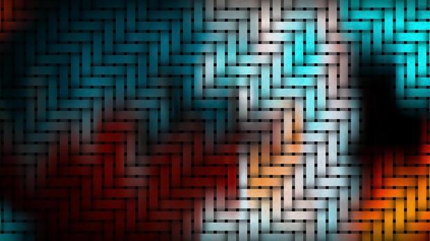 Geometric Abstract Pattern Digital Rendering photo