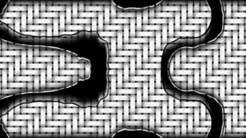 Geometric Abstract Pattern Digital Rendering photo