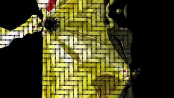 Geometric Abstract Pattern Digital Rendering photo