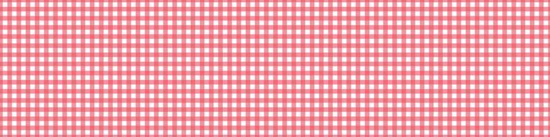 Red Picnic vichy pattern. Tablecloth for table. Square texture for gingham or cloth. Vector illustration
