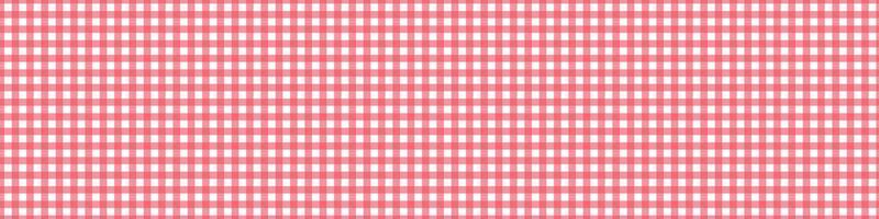 Red Picnic vichy pattern. Tablecloth for table. Square texture for gingham or cloth. Vector illustration