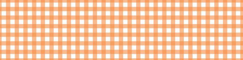 Gingham yellow pattern. Vichy tablecloth for picnic. Square texture for cloth. Vector illustration