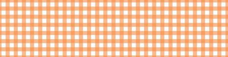 Gingham yellow pattern. Vichy tablecloth for picnic. Square texture for cloth. Vector illustration