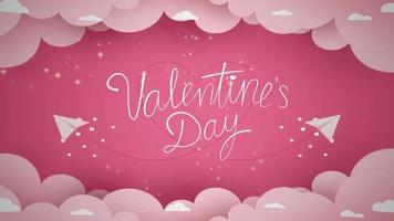 Happy valentines day lettering, Valentines video wishes