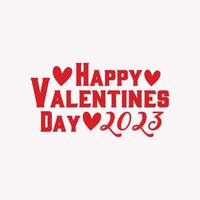 Happy valentines day colorful design. vector
