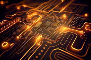 Abstract Electronic Circuit Board Background photo
