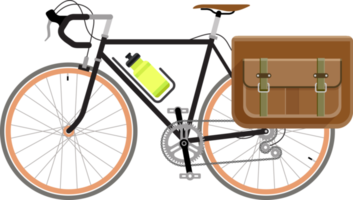 símbolo plano de bicicleta de carretera png