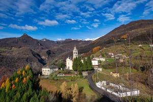 Village of Pizzino in the taleggio valley, province of Bergamo Italy photo